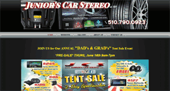 Desktop Screenshot of juniorscarstereo.com